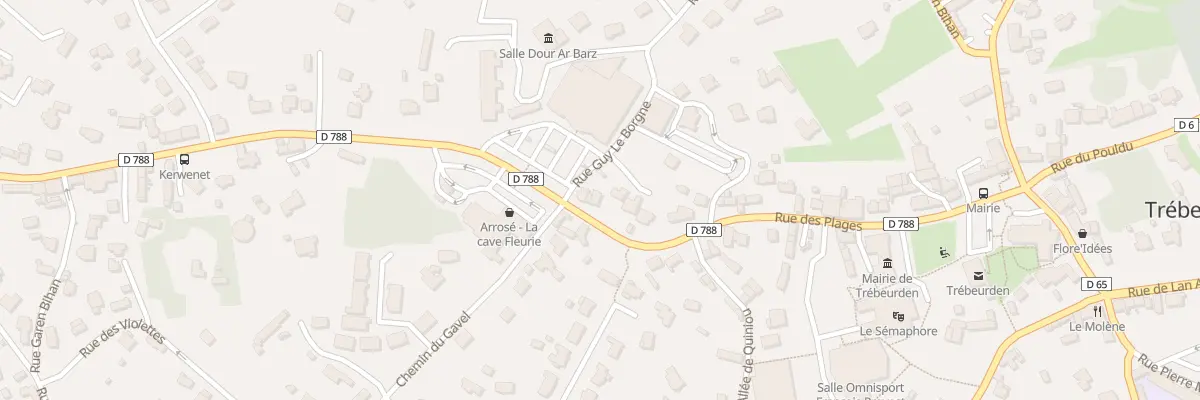 Plan du 46 Rue des Plages à Trébeurden