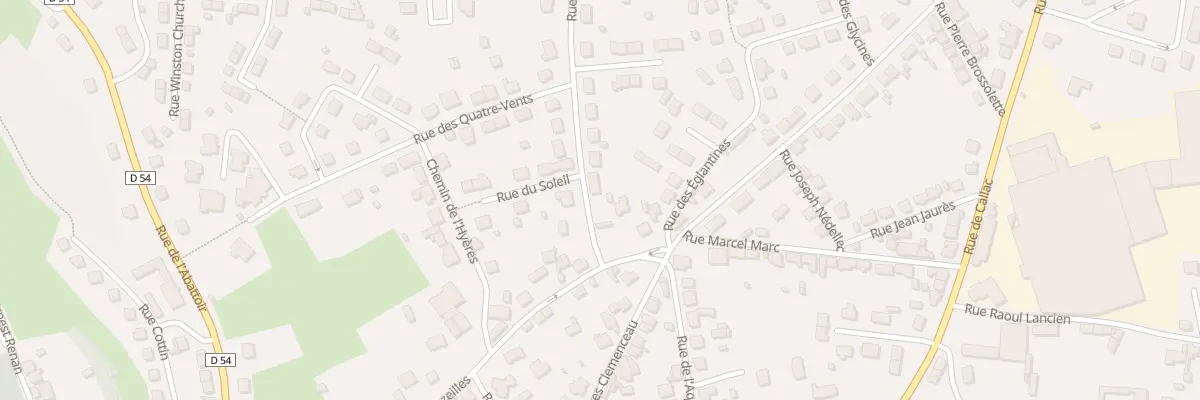 Plan du 2 Rue des Oiseaux à Carhaix-Plouguer