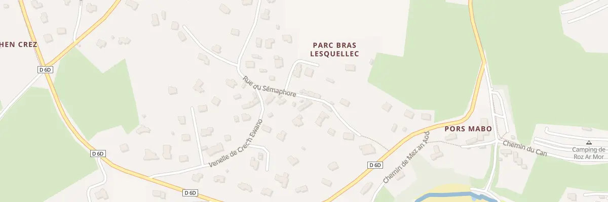 Plan du 36 Rue du Sémaphore à Trébeurden