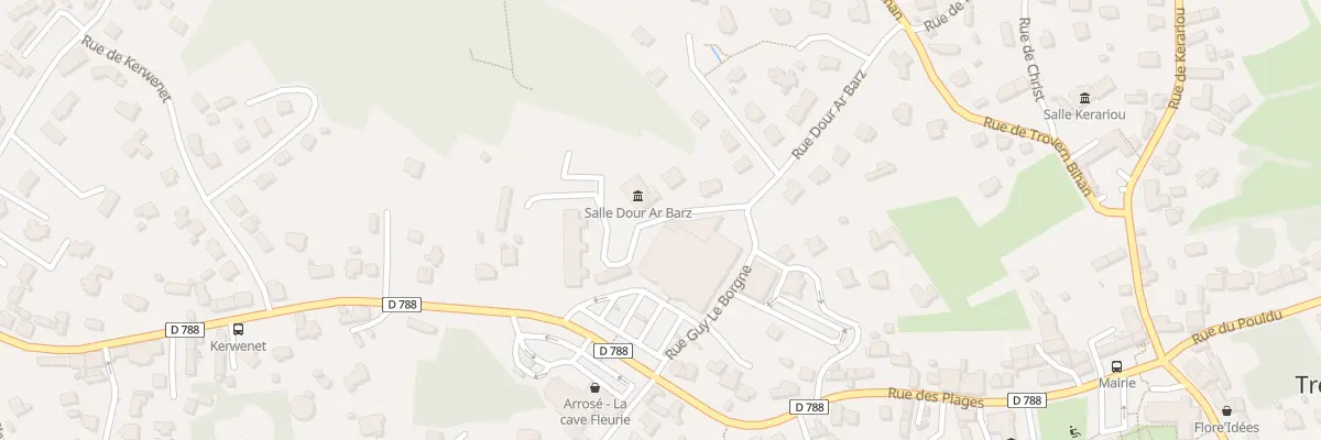 Plan du 58 Rue des Plages à Trébeurden