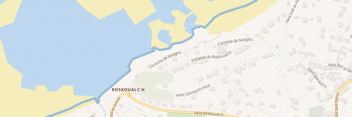 Plan du 7 Cor de Notigou à Trédrez-Locquémeau