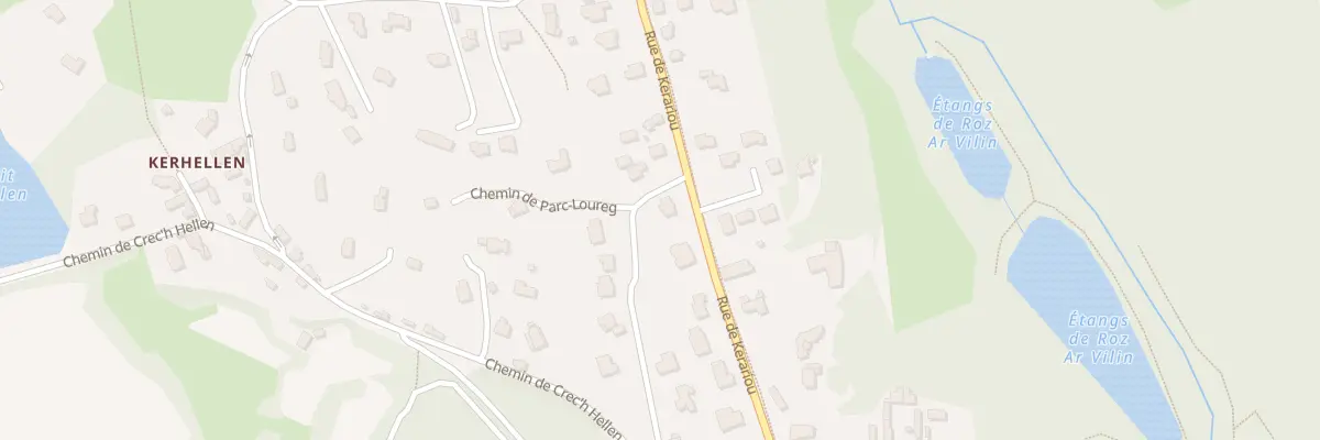 Plan du 91B Rue de Kerariou à Trébeurden