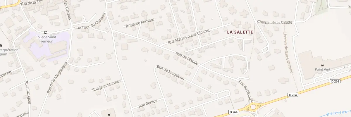 Plan du 16 Rue de l’Exode à Carhaix-Plouguer