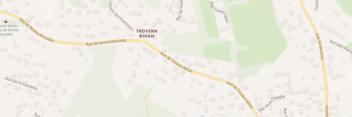 Plan du 36 Rue Trovern Bihan à Trébeurden