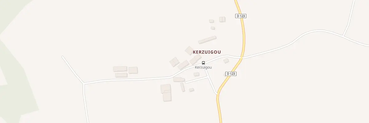 Plan du 479 Kersuigou à Querrien