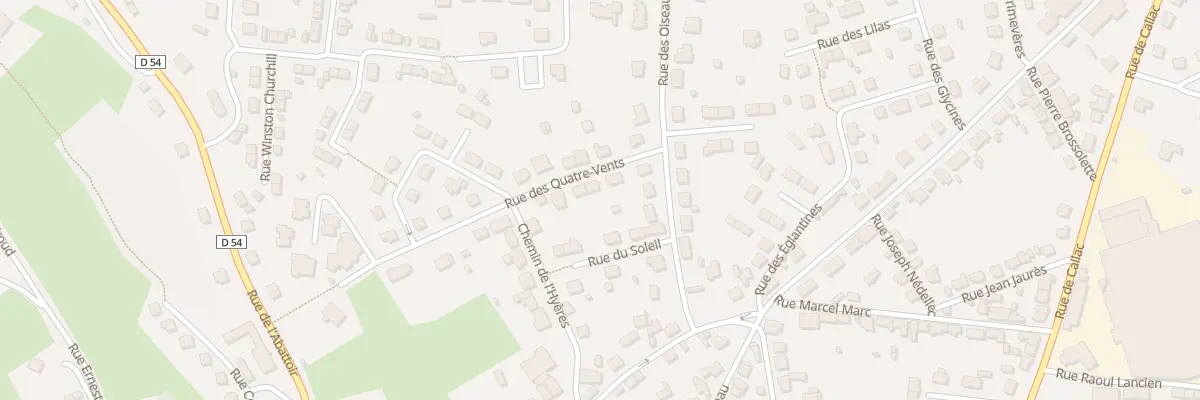 Plan du 5 Rue des Quatre Vents à Carhaix-Plouguer