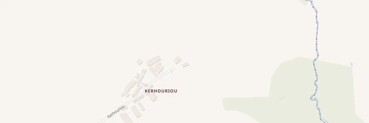 Plan du 5497 Kerhouriou à Guiscriff