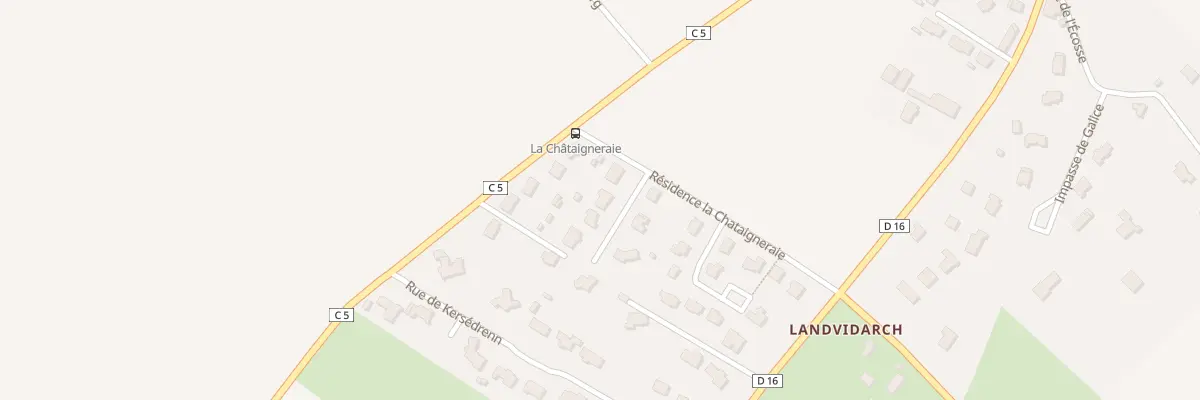 Plan du 4 Res la Chataigneraie à Quimperlé