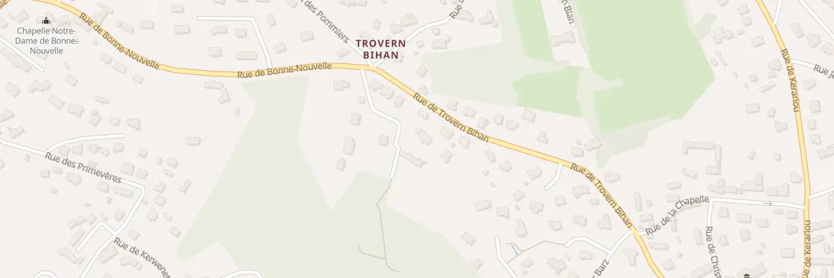 Plan du 29B Rue Trovern Bihan à Trébeurden