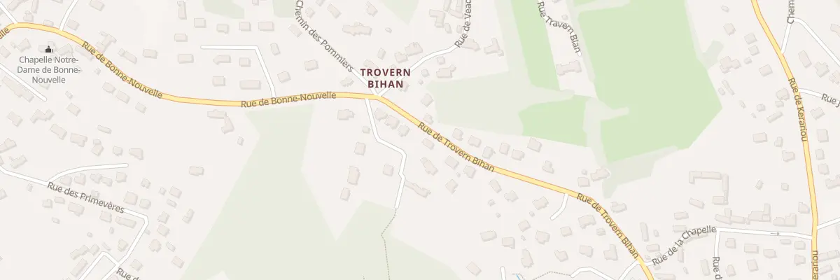 Plan du 31 Rue Trovern Bihan à Trébeurden