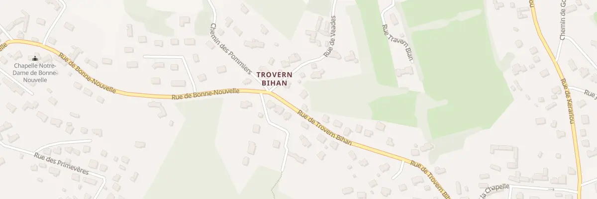 Plan du 40 Rue Trovern Bihan à Trébeurden
