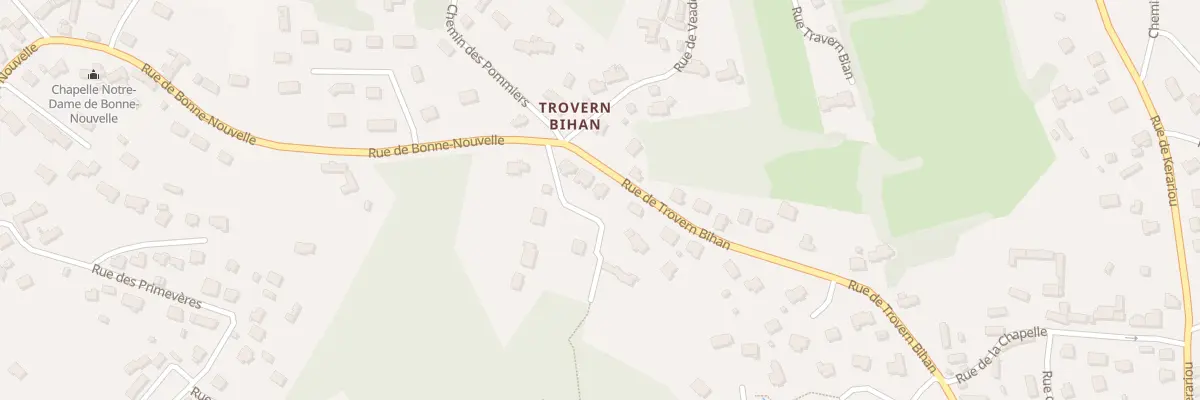 Plan du 33 Rue Trovern Bihan à Trébeurden