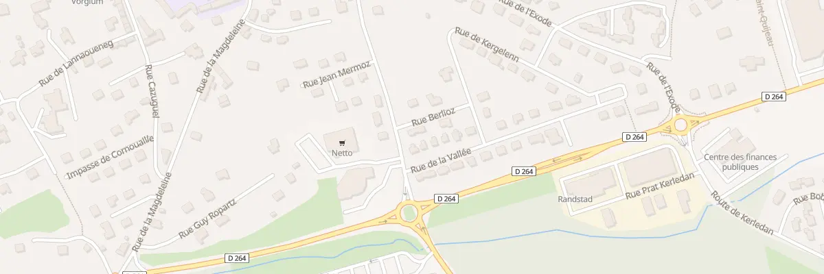 Plan du 1 Rue Berlioz à Carhaix-Plouguer