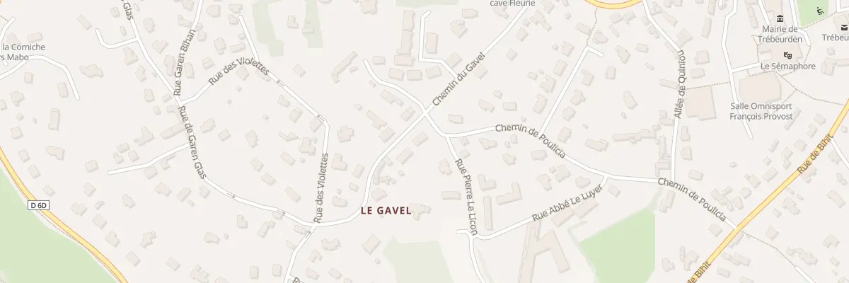 Plan du 12 Che du Gavel à Trébeurden