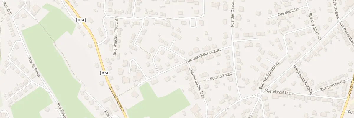 Plan du 12 Rue des Quatre Vents à Carhaix-Plouguer