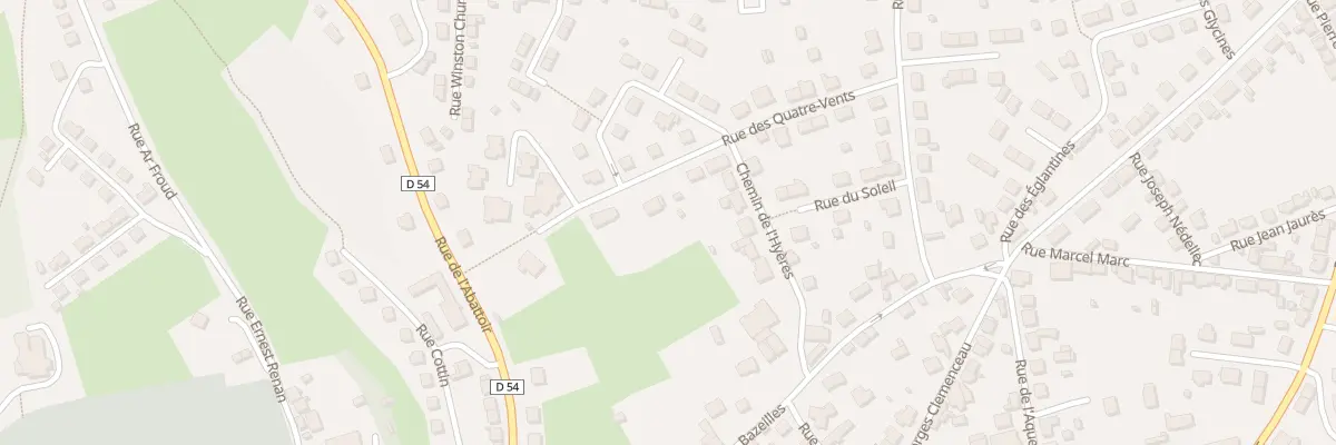 Plan du 15 Rue des Quatre Vents à Carhaix-Plouguer