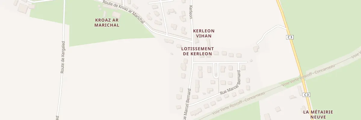 Plan du 47 Rue Marcel Bernard à Carhaix-Plouguer