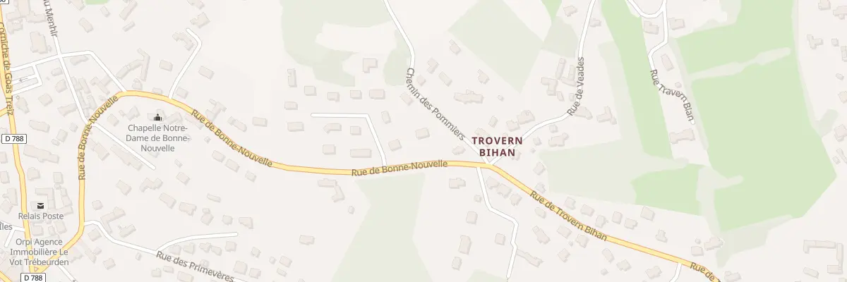 Plan du 5 Rue de Bonne-Nouvelle à Trébeurden