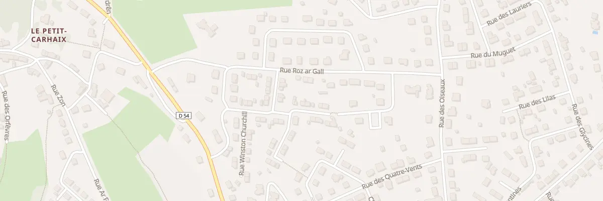 Plan du 17 Rue Pierre le Guen à Carhaix-Plouguer