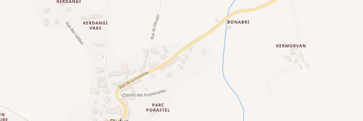 Plan du 5049 Le Bourg à Plufur