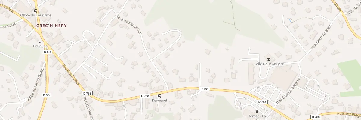 Plan du 82 Rue des Plages à Trébeurden