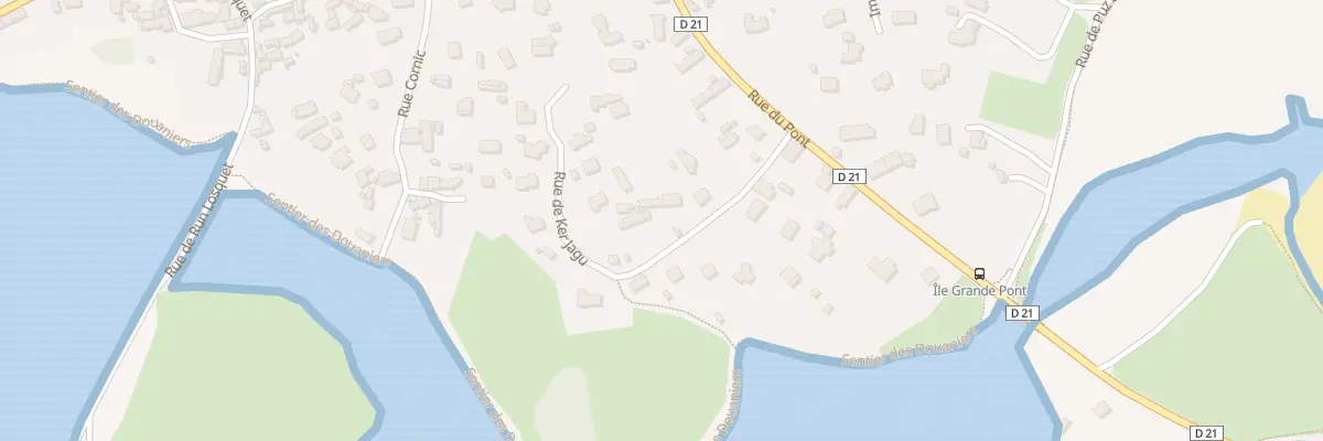 Plan du 12 Rue de Ker Jagu à Pleumeur-Bodou