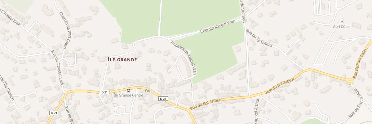 Plan du 12 Che de la Lande à Pleumeur-Bodou