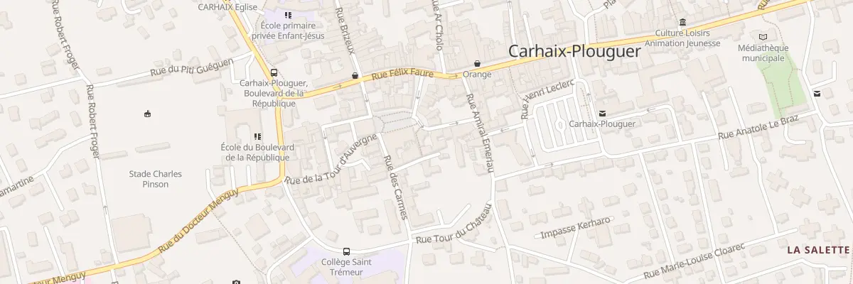 Plan du 10 Pl de la Mairie à Carhaix-Plouguer