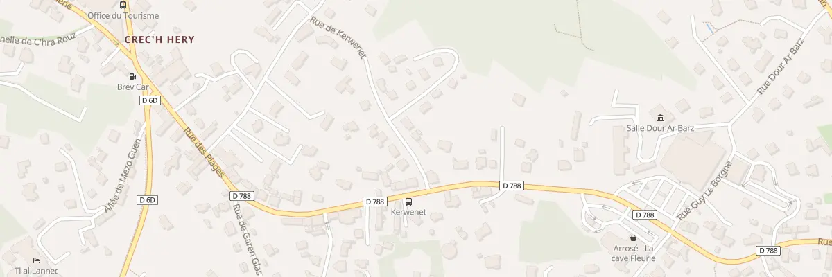Plan du 4 Rue de Kerwenet à Trébeurden