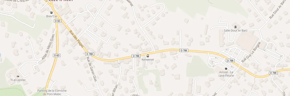 Plan du 88 Rue des Plages à Trébeurden