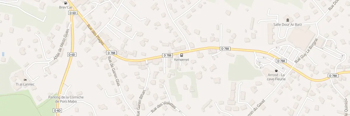Plan du 51 Rue des Plages à Trébeurden