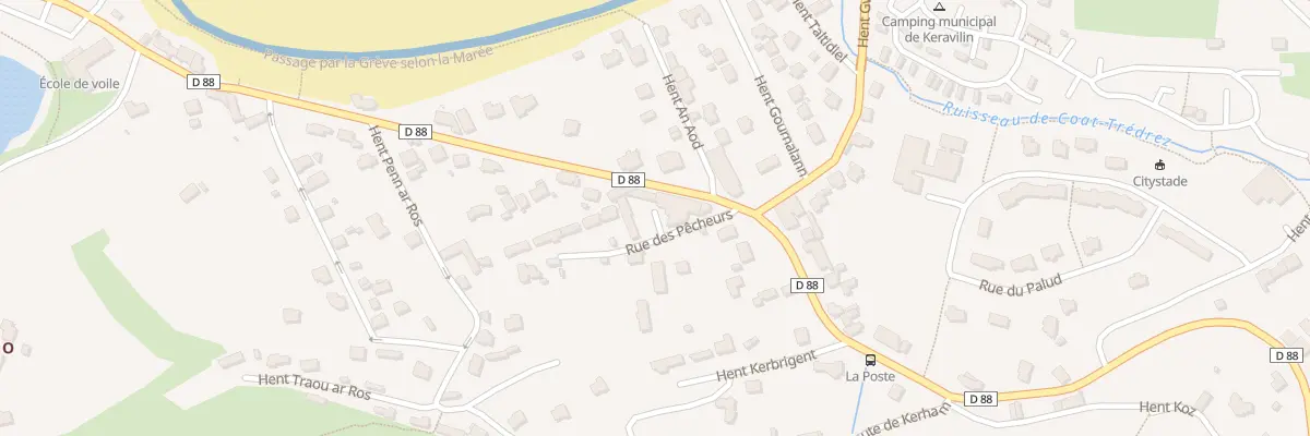 Plan du 2B Rue des Pêcheurs à Trédrez-Locquémeau