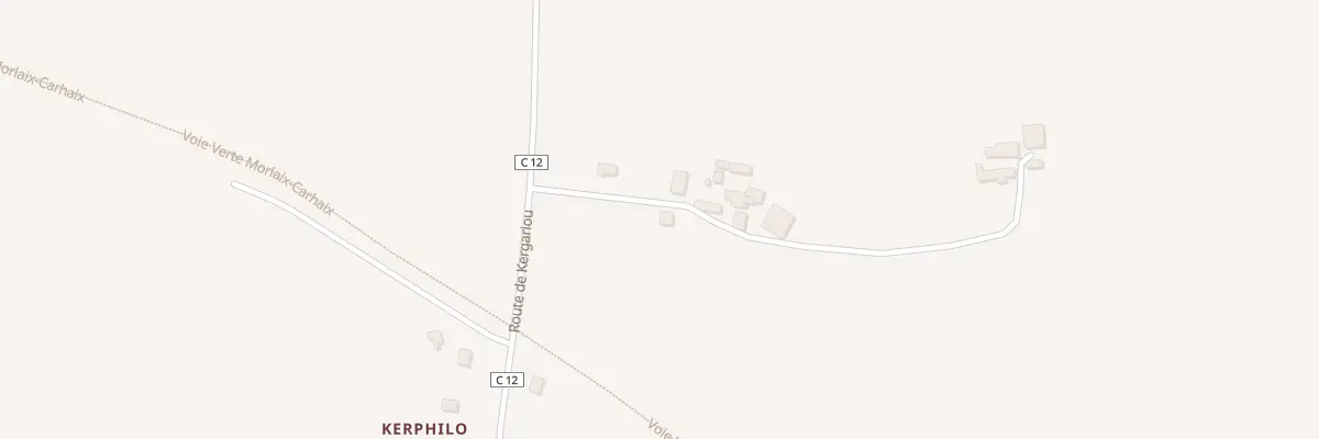 Plan du 278 Penavern à Plounévézel
