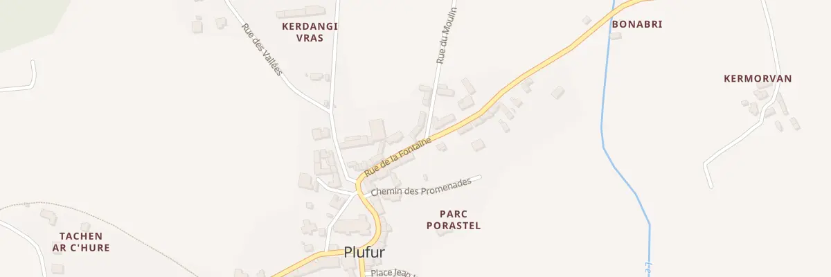 Plan du 5 Rue de la Fontaine à Plufur