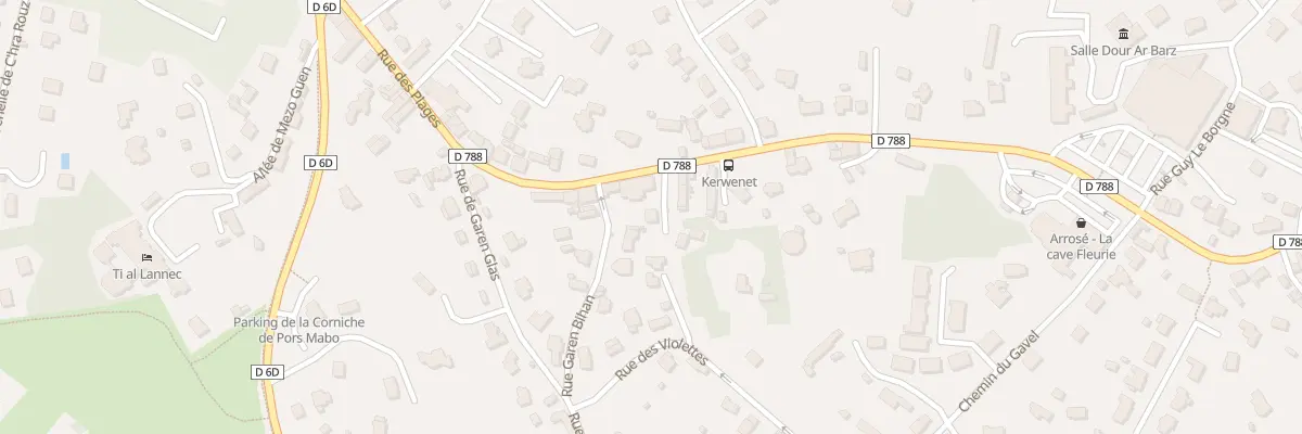 Plan du 55Q Rue des Plages à Trébeurden