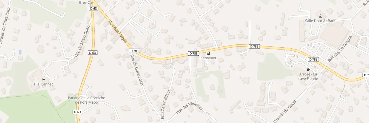 Plan du 55 Rue des Plages à Trébeurden