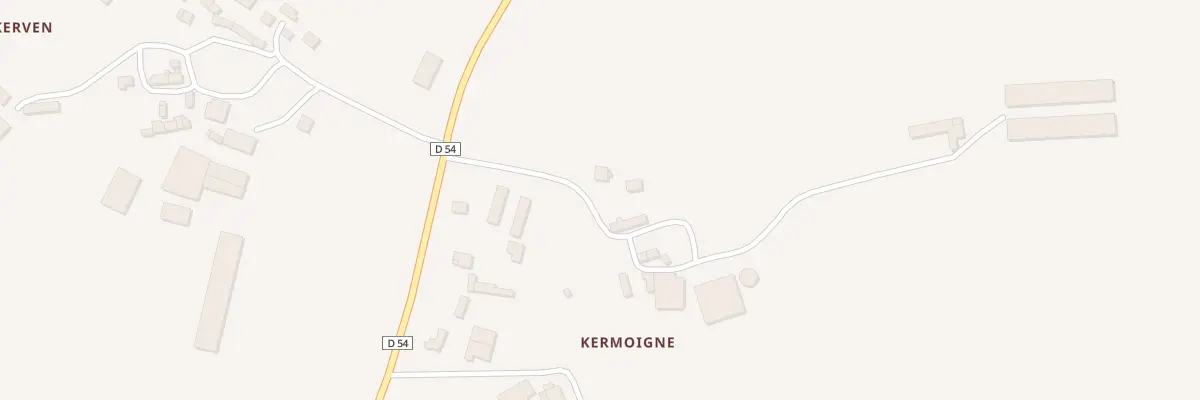 Plan du 174 Kermoine à Plounévézel