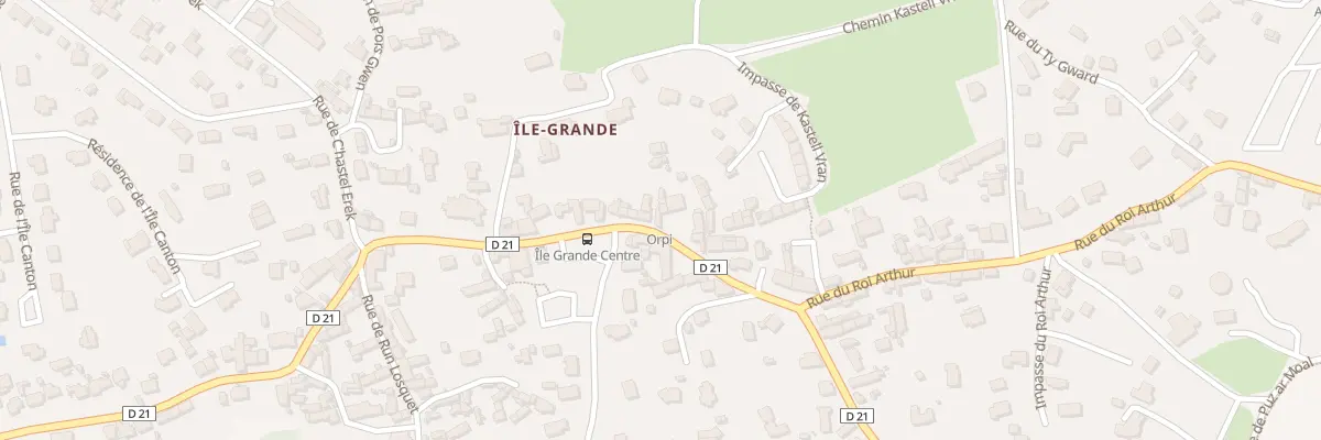 Plan du 30 Rue des Îles à Pleumeur-Bodou