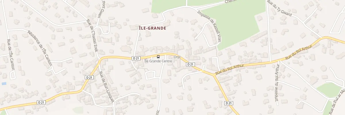 Plan du 5 Rue des Îles à Pleumeur-Bodou