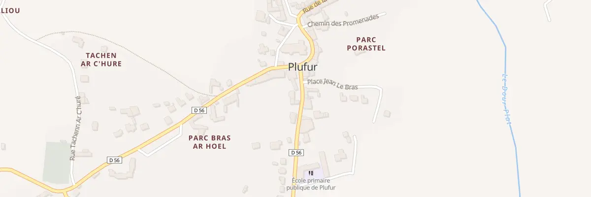 Plan du 6 Rue Jules Ferry à Plufur
