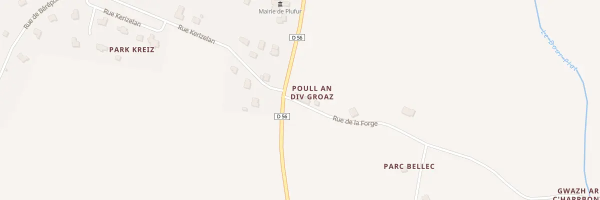 Plan du 1 Rue de la Forge à Plufur