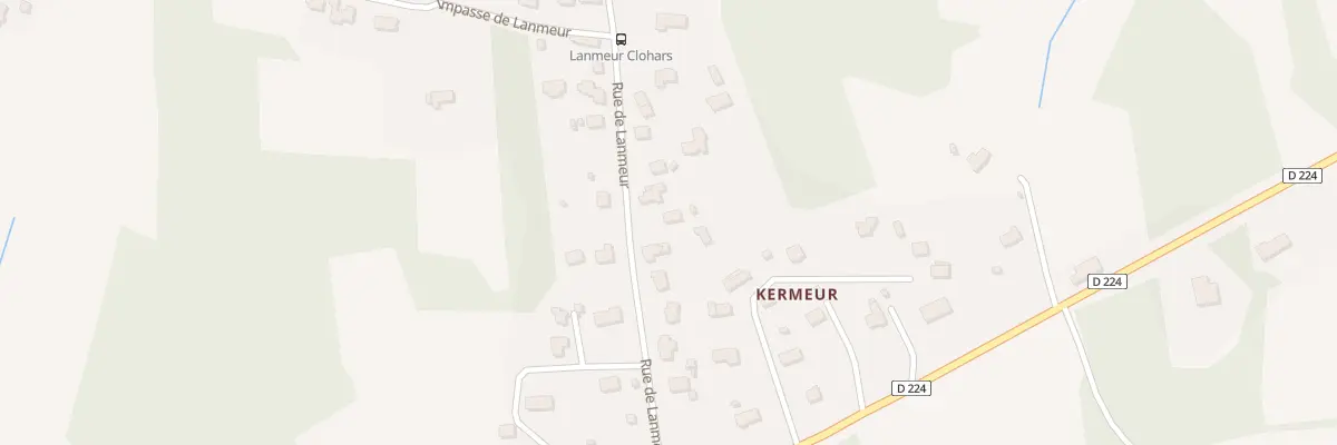 Plan du 13 Rue de Lanmeur à Clohars-Carnoët