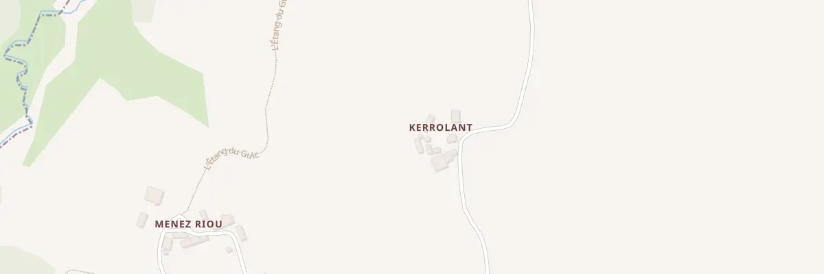 Plan du 2 Kerrolan à Plougras