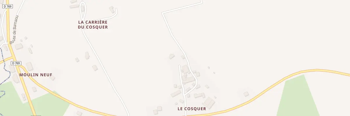 Plan du 134 Le Cosquer à Motreff