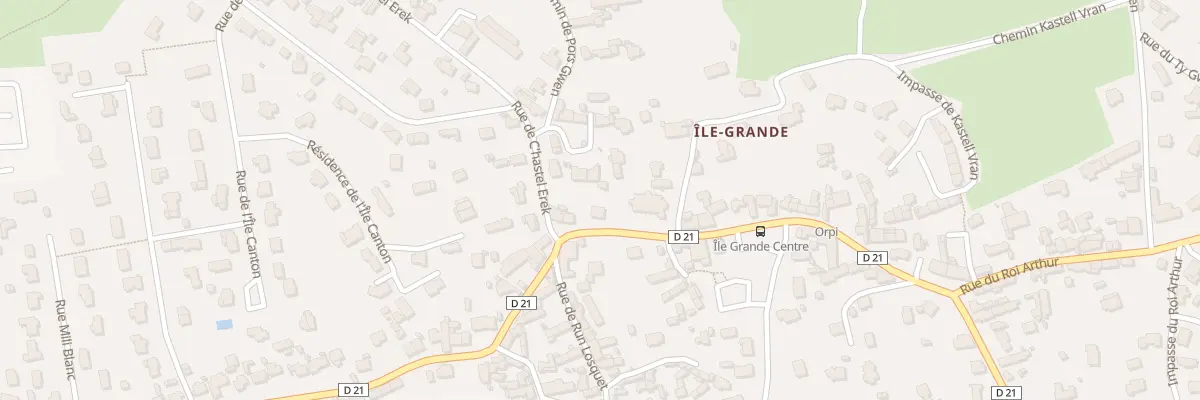 Plan du 60 Rue des Îles à Pleumeur-Bodou