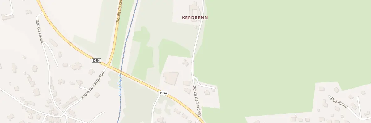 Plan du 7 Rte de Kerdrenn à Carhaix-Plouguer