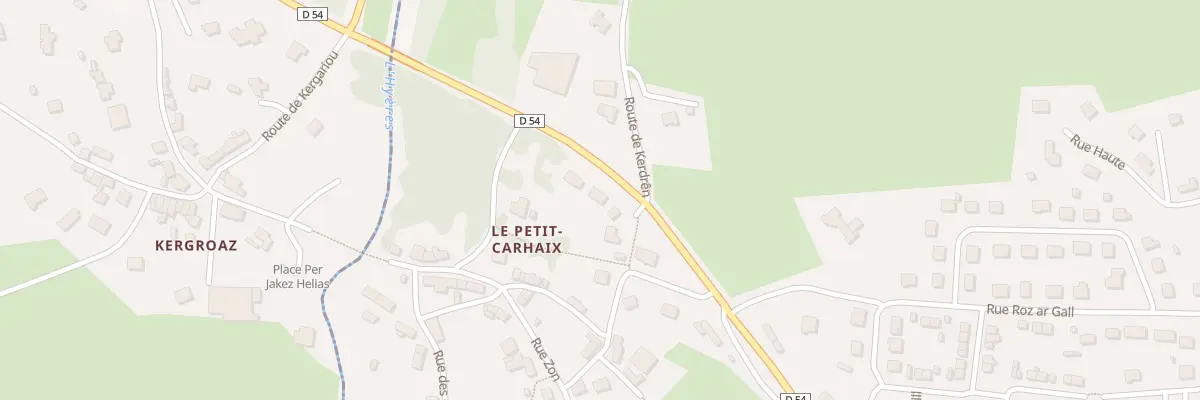 Plan du 35 Rue de l’Abattoir à Carhaix-Plouguer
