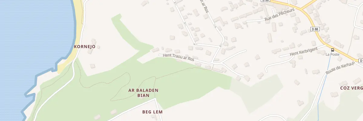 Plan du 5534 Locquemeau Le Port à Trédrez-Locquémeau