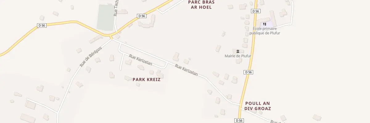 Plan du 6 Rue de Kerizella à Plufur