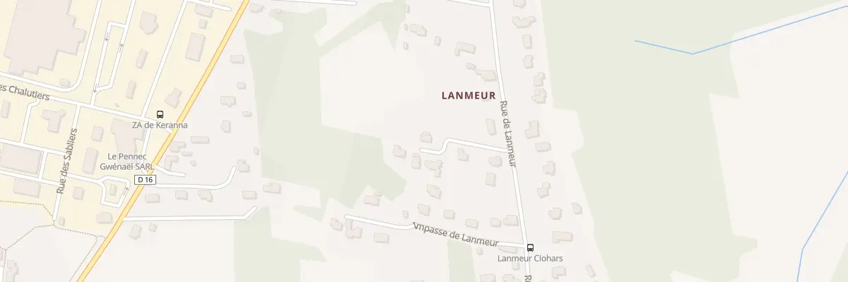Plan du 32D Rue de Lanmeur à Clohars-Carnoët
